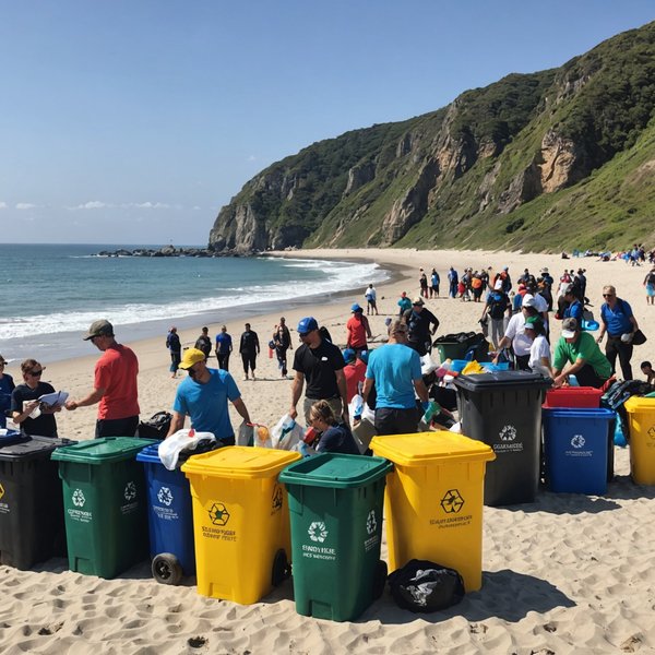 Comment organiser une journée de nettoyage de plage, avec des conseils sur la logistique et la sensibilisation des participants ?